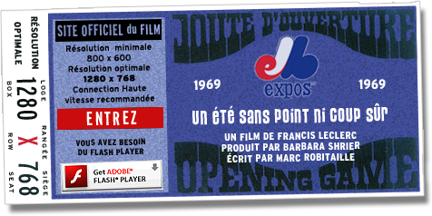 Un &eacute;t&eacute; sans point ni coup s&ucirc;r, un film de Francis Leclerc produit par Barbara Shrier, &eacute;crit par Marc Robitaille, microsite du film